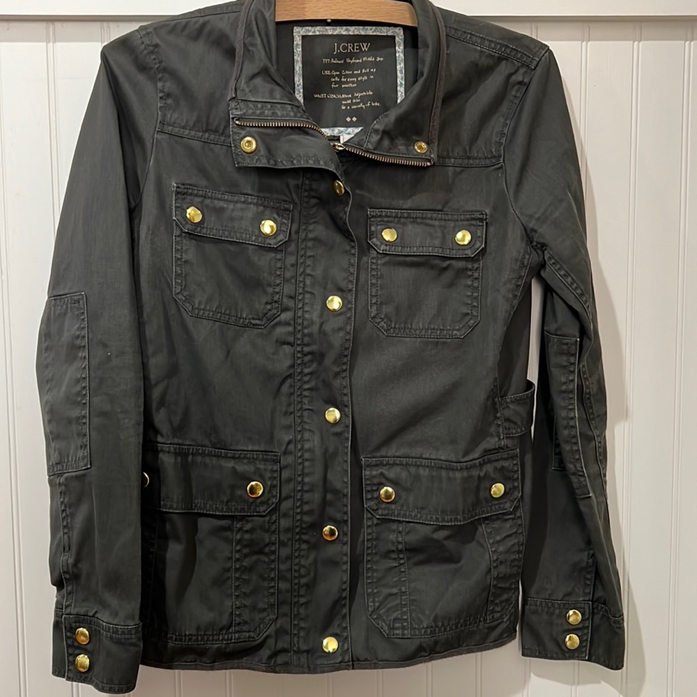 J. Crew green women’s jacket size XS
